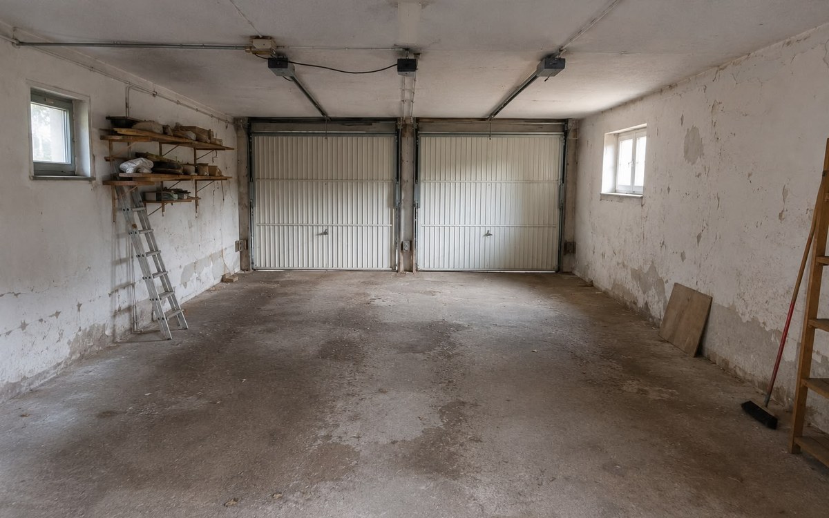 Garage vor dem Umbau